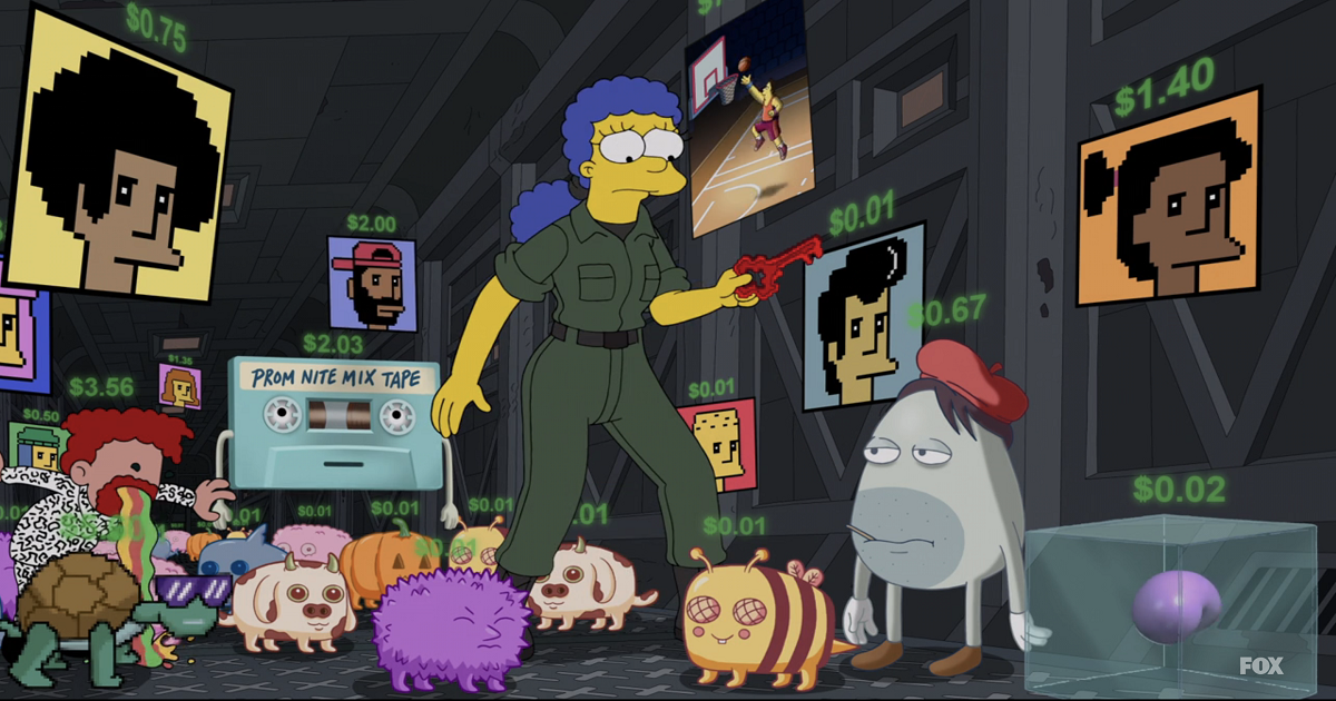 تفاصيل تشكيلة رموز NFT التي ظهرت بحلقة الهالوين من مسلسل The Simpsons Featured Image